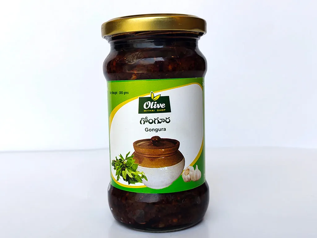 Olive Mithai Gongura Pickle 250 g 1.webp